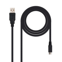 Nanocable Cable USB-A 2.0 Macho a Micro-USB Macho 3m