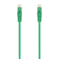 Aisens Cable de Red Latiguillo RJ45 LSZH Cat.6A 500 MHZ UTP AWG24 - 0.25m - Libre de Halogenos - 10 Gigabit/s - Color Verde