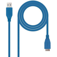 Nanocable Cable USB-A 3.0 Macho a Micro-USB 3.0 Macho 1m - Color Azul