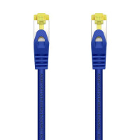 Aisens Cable de Red Latiguillo RJ45 LSZH Cat.7 600 MHz S/FTP PIMF AWG26 - 0.5M - Color Azul