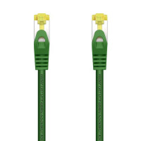 Aisens Cable de Red Latiguillo RJ45 LSZH Cat.7 600 MHz S/FTP PIMF AWG26 - 1.0M - Color Verde