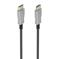 Aisens Cable HDMI V2.0 AOC Premium Alta Velocidad con Ethernet - Conectores Tipo a Macho - Fibra Optica y Cobre - Blindaje en Oro 24K - Ancho de Banda 18Gbps - Soporta 4K@60Hz y HDR10 - Compatible con ARC y 3D