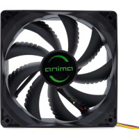 Tacens Anima AF8 Ventilador 80mm - Carcasa y Aspas Negras - Velocidad Max. 1800rpm