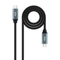 Nanocable Cable USB 3.2 Gen2x2 100W 4K/60Hz USB-C M/M - Longitud 3m - Color Negro