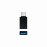 Nanocable Adaptador USB-C a USB 3.1 - USB-C/M-USB-A/H - Aluminio - Color Negro