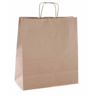 Bolsa kraft apli 101645/ 240 x 110 x 310mm/ 50 unidades/ marrón