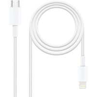 Nanocable Cable USB-C Macho a Lightning Macho 50cm