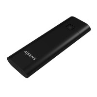 Aisens Caja Externa M.2 (NGFF) NVMe a USB3.2 GEN2 - Color Negro