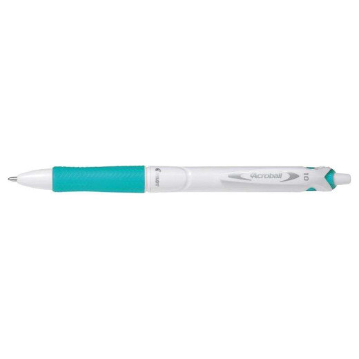 Pilot BeGreen Boligrafo de Bola Retractil Acroball - Recargable - Fabricado con Plastico Reciclado - Punta Redonda 0.7mm - Trazo 0.25mm - Grip Ergonomico - Color Verde