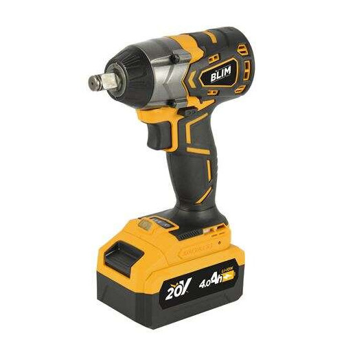 Blim Llave Impacto 20V 4Ah - Dado de Fijacion 1/2" - Par Maximo 420Nm - Velocidad: 0-1600