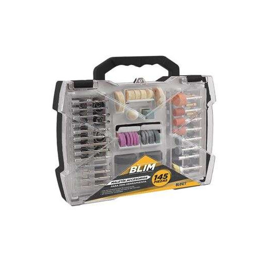 Blim Maletin de Accesorios para Mini Herramienta Multiusos - 145pcs Universales