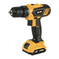 Blim Taladro a Bateria 12V 1.5Ah - 28nm de Par Maximo - 2 Velocidades 0-400/0-1500rpm - Color Amarillo