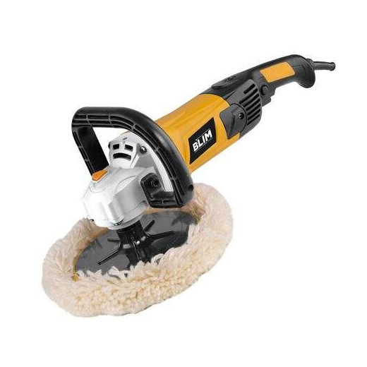 Blim Pulidora 180mm - Potencia 1500W - Velocidad 600-3.200 rpm - Empuñadura Ergonomica - Incluye Disco de Lana