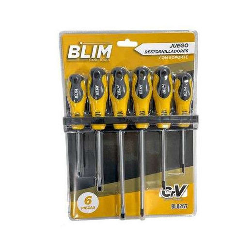 Blim Juego 6 Piezas Destornilladores con Soporte