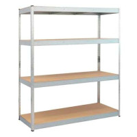 Blim Estanteria Galvanizada 4 Baldas Ajustables - Medidas 180x160x60cm - Peso Max. 600kg por Balda