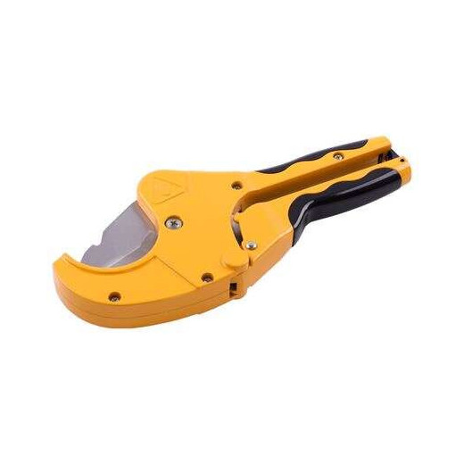 Blim Cortatubos de Tijera - Diseño Ergonomico en Forma de V - Fabricado en Aluminio - Cuchilla de Acero al Carbono - para Tubos Plasticos de Hasta 63 mm de Diametro - Cierre de Seguridad - Color Negro