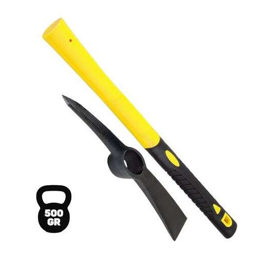 Blim Martillo de 500 Gramos - Mango de Fibra de Vidrio - Superficie Engomada - Cabezas de Acero Forjado - Color Negro