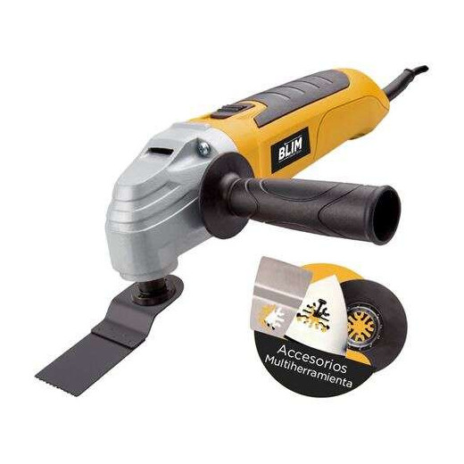 Blim Multiherramienta Versatil - Potencia 400W - Velocidad Variable 15000-22000Rpm - Angulo de Oscilacion 3 Grados - Color Negro