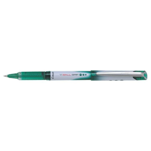 Pilot Boligrafo de Tinta Liquida V Ball Grip 05 - Punta de Bola Conica 0.5mm - Trazo 0.3mm - Grip de Goma - Color Verde