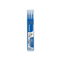 Pilot Pack de 3 Recambios para Frixion Ball / Frixion Clicker - Tinta Gel Borrable - Punta de Bola 0.7mm - Trazo 0.4mm - Color Azul