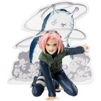 Banpresto Naruto Shippuden Panel Spectable Sakura Haruno - Figura de Coleccion - Altura 9cm aprox. - Fabricada en PVC y ABS