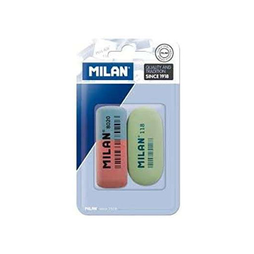Milan Pack de 2 Gomas de Borrar