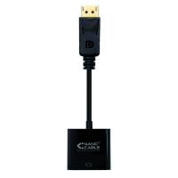 Nanocable Conversor Displayport a SVGA - Displayport /M-SVGA/H - 15 cm - Color Negro