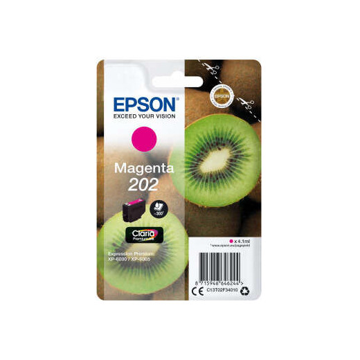 Epson 202 Magenta Cartucho de Tinta Original - C13T02F34010