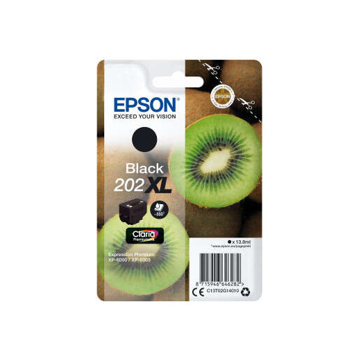 Epson 202XL Negro Cartucho de Tinta Original - C13T02G14010
