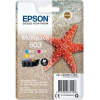 Epson 603 Pack de 3 Cartuchos de Tinta Originales - Cyan