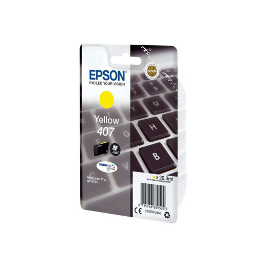 Epson 407 Amarillo Cartucho de Tinta Original - C13T07U440