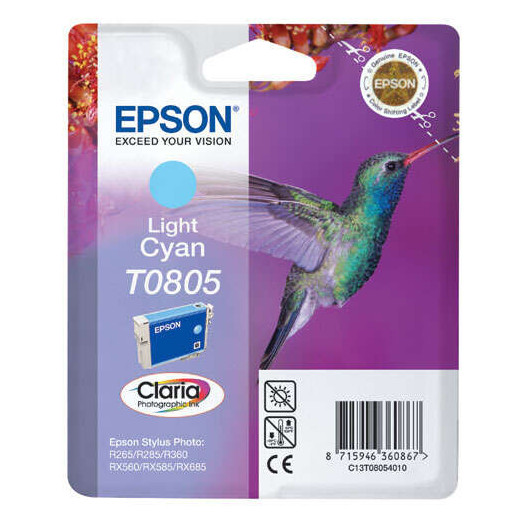 Epson T0805 Cyan Light Cartucho de Tinta Original - C13T08054011