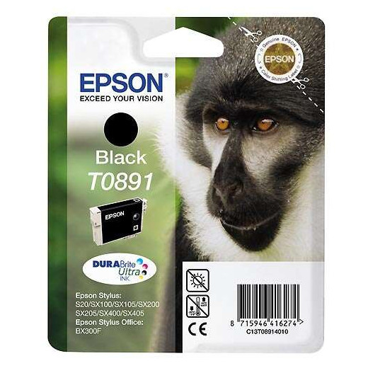 Epson T0891 Negro Cartucho de Tinta Original - C13T08914011