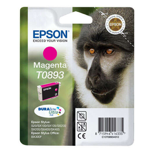 Epson T0893 Magenta Cartucho de Tinta Original - C13T08934011