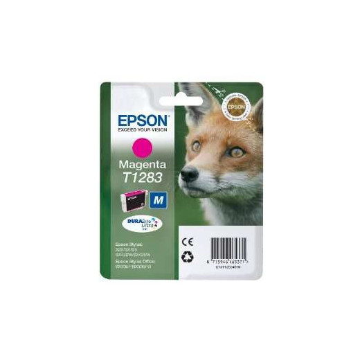 Epson T1283 Magenta Cartucho de Tinta Original - C13T12834012