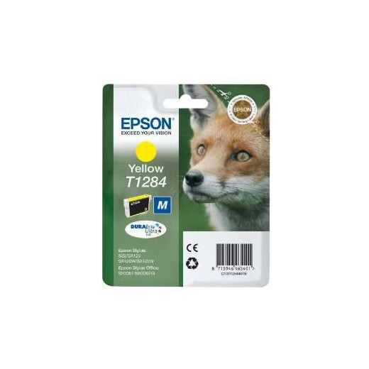 Epson T1284 Amarillo Cartucho de Tinta Original - C13T12844012