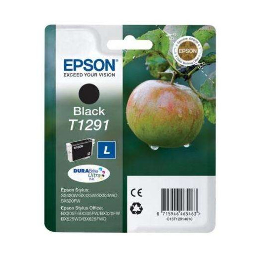 Epson T1291 Negro Cartucho de Tinta Original - C13T12914012