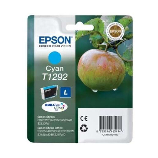 Epson T1292 Cyan Cartucho de Tinta Original - C13T12924012