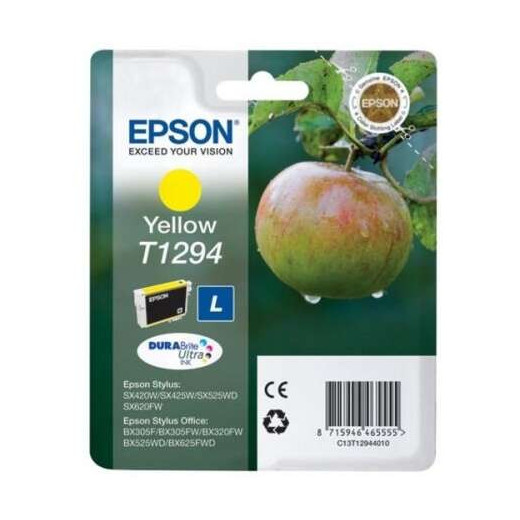 Epson T1294 Amarillo Cartucho de Tinta Original - C13T12944012