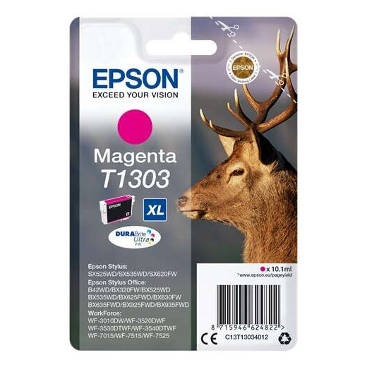 Epson T1303 Magenta Cartucho de Tinta Original - C13T13034012