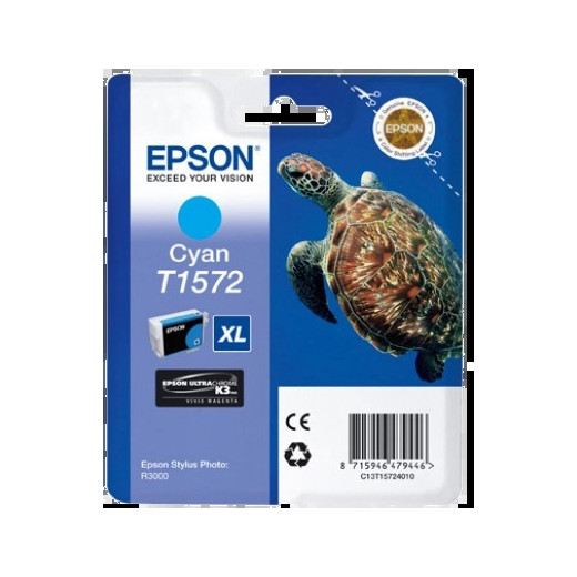 Epson T1572 Cyan Cartucho de Tinta Original - C13T15724010