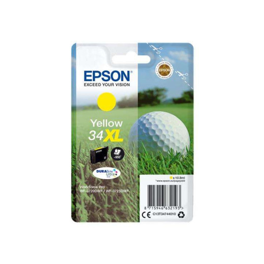 Epson T3474 (34XL) Amarillo Cartucho de Tinta Original - C13T34744010