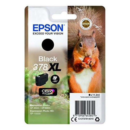 Epson 378XL Negro Cartucho de Tinta Original - C13T37914010