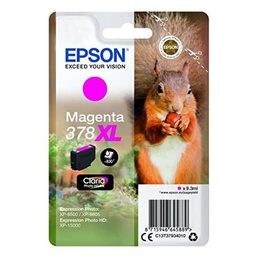 Epson 378XL Magenta Cartucho de Tinta Original - C13T37934010