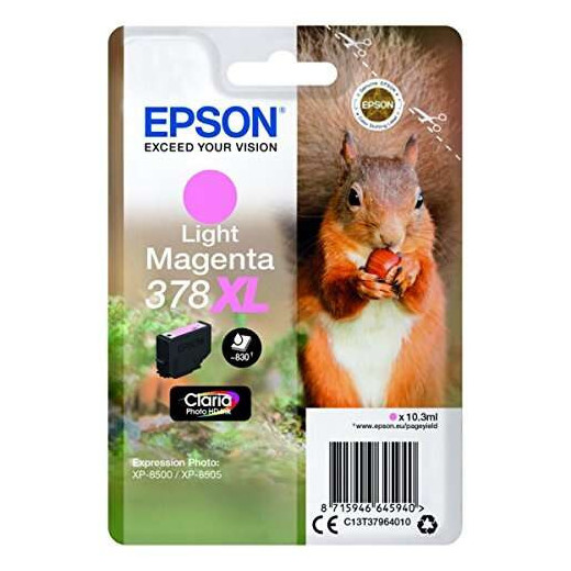 Epson 378XL Magenta Light Cartucho de Tinta Original - C13T37964010