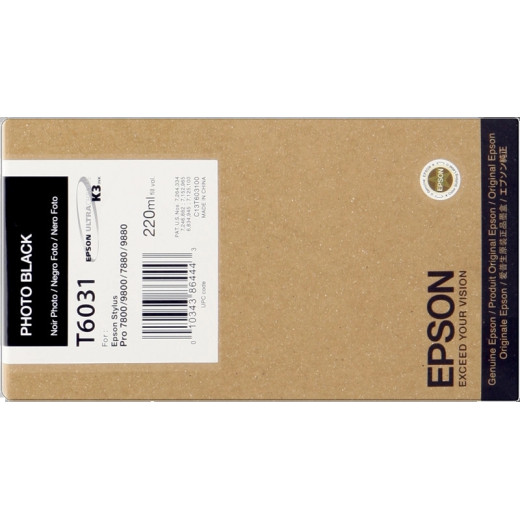 Epson T6031 Negro Photo Cartucho de Tinta Original - C13T603100