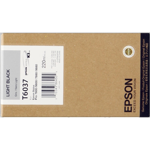 Epson T6037 Negro Light Cartucho de Tinta Original - C13T603700