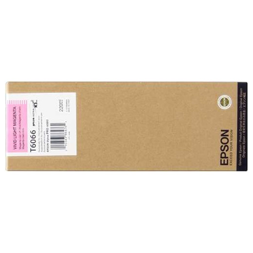 Epson T6066 Magenta Light Vivido Cartucho de Tinta Original - C13T606600