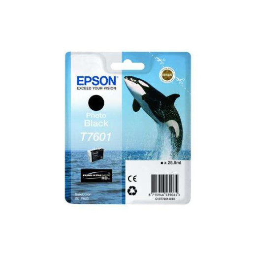 Epson T7601 Negro Photo Cartucho de Tinta Original - C13T76014010