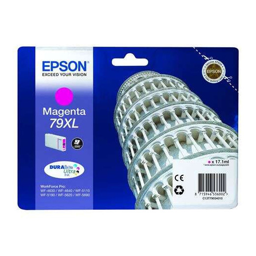 Epson T7903 (79XL) Magenta Cartucho de Tinta Original - C13T79034010